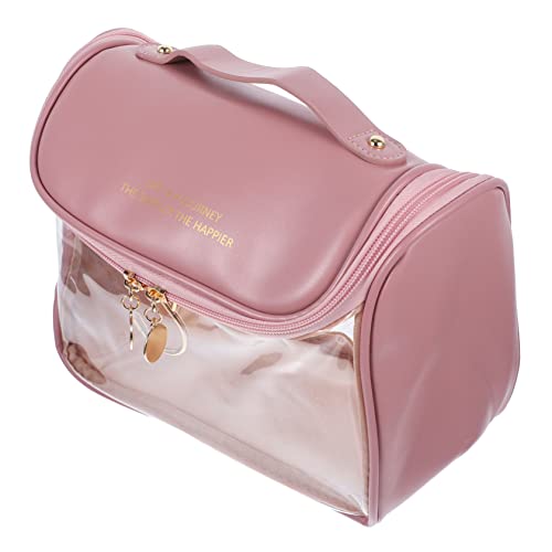 Healeved Schminktasche Für Damen Transparente Reisetasche Für Make-up Und Toilettenartikel wasserdichte Kosmetiktasche Mit Viel Stauraum Für Beauty-Produkte von Healeved