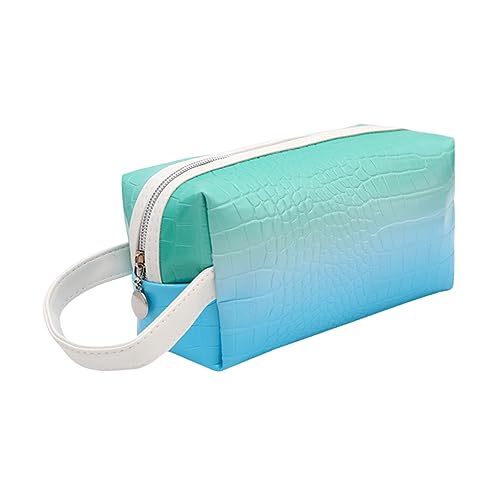 Healeved Reise-Kosmetiktasche wasserdichte Toiletten Makeup-Organizer Mit Großem Fassungsvermögen Für Damen Tragbar Pu-Material Für Unterwegs Hause von Healeved