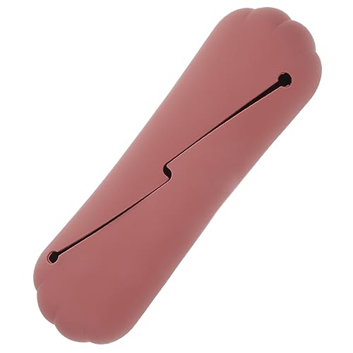 Healeved Reise Make-up Pinsel Organizer Tragbare Kosmetiktasche Für Damen Und Für Unterwegs Und Staubdicht Braune Farbvariante von Healeved