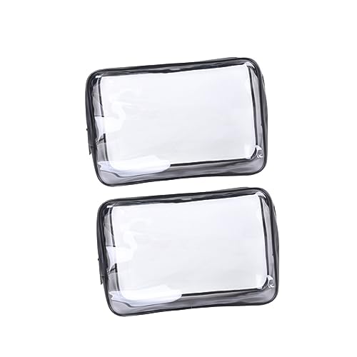 Healeved Reise-kleinigkeiten-Tasche 2 Stück PVC-Make-up-Tasche Reißverschluss-Aufbewahrungstasche für Frauen und Männer für Gepäck und Camping Healeved Reise-kleinigkeiten-Tasche 2 Stück PVC-Make-up-Tasche Reißverschluss-Aufbewahrungstasche für Frauen und Männer für Gepäck und Camping von Healeved