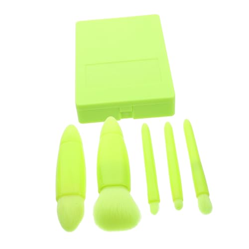 Healeved Reise-make-up-pinsel-set Mit Spiegel Kompakter Applikator Für Augen Und Gesicht Tragbar Für Damen Reisegröße Set Mit Pinseln Für Unterwegs Einfache Kosmetik von Healeved