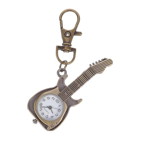 Healeved Gitarren-taschenuhr Retro-Uhr Mit Quarz-mechanismus Vintage-taschenuhr Als Schlüsselanhänger in Gitarrenform Hängende Uhr Healeved Gitarren-taschenuhr Retro-Uhr Mit Quarz-mechanismus Vintage-taschenuhr Als Schlüsselanhänger in Gitarrenform Hängende Uhr von Healeved