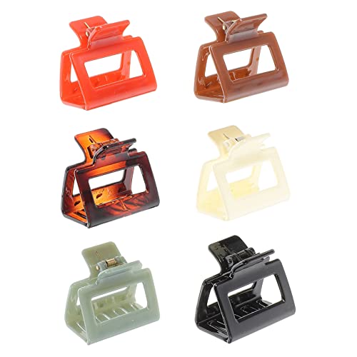 Healeved 6stücke Vintage Haarspangen Kleine Quadratische Haarclips Für Damen Und Mädchen Für Haarstyling Und Tägliche Nutzung Rutschfest Und Vielseitig Einsetzbar von Healeved