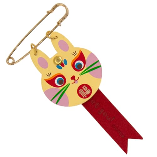 Healeved Retro Kaninchen Brosche für Frauen Vintage Anstecknadel Kreative Häschenform Accessoire für Kleidung Taschen und Hüte für Besondere Anlässe von Healeved