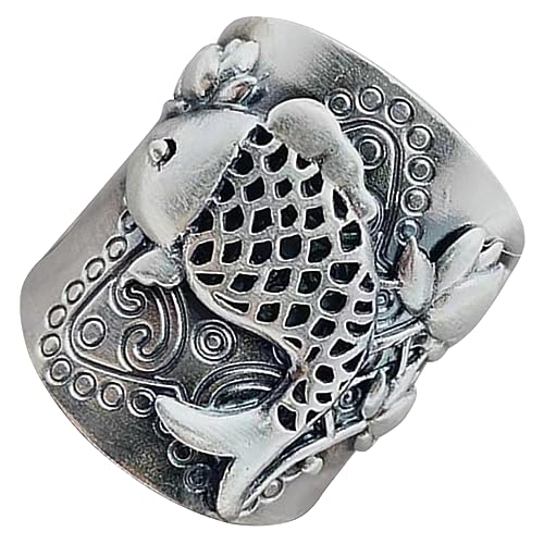 Healeved Retro Ring Damen Verstellbarer Finger Ring für Frauen für Besondere Anlässe und Täglichen Gebrauch Leicht und Angenehm zu Tragen Healeved Retro Ring Damen Verstellbarer Finger Ring für Frauen für Besondere Anlässe und Täglichen Gebrauch Leicht und Angenehm zu Tragen von Healeved