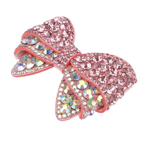 Healeved Rhinestone Schleifen Schuhclips Abnehmbar Strass Bowknot Schuhschmuck für Damen Hochzeit Party DIY Dekorationen Handgenähte Accessoires für Schuhe und Taschen von Healeved