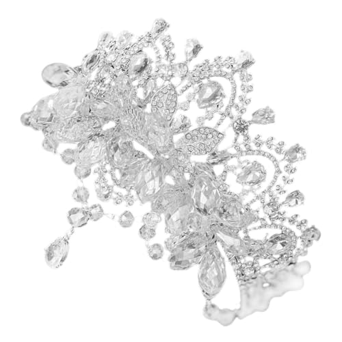 Healeved Rhinestone Stirnband Krone für Damen Vielseitige Braut Tiara mit Funkelndem Stirnanhänger Langlebiges Komfortables Kopfband für Hochzeit Party Geeignet von Healeved