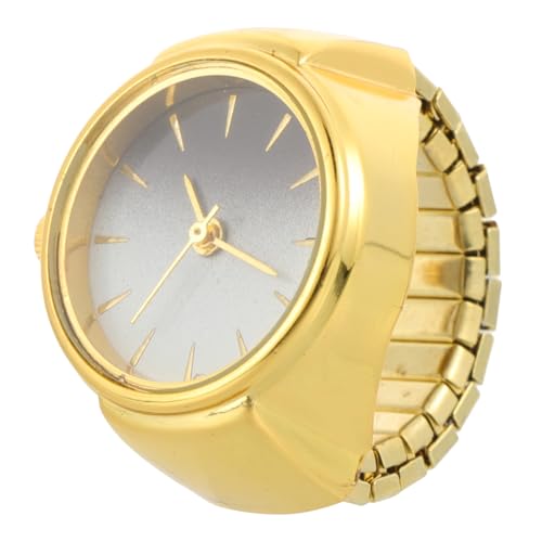 Healeved Ringförmige Damen Fingeruhr Modeuhr Retro Miniuhr Schmuckuhr Verstellbar Langlebig und Komfortabel Vielseitig als Zeitmesser und Elegantes Accessoire Geeignet von Healeved