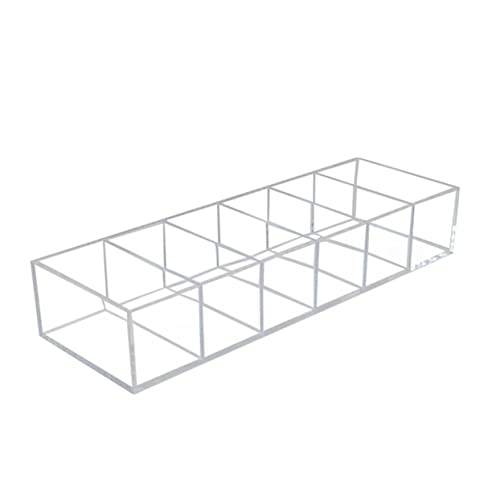 Healeved Robuster Abwischbarer Aufbewahrungsbehälter für Kosmetikspiegel Aus Kunststoff für Die Arbeitsplatte Organizer für Kosmetik und Schmuck von Healeved