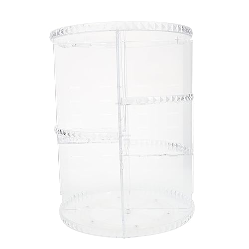 Healeved Rotierender Kosmetik Organizer Multifunktionaler Make-up Für Lippenstifte Pinsel Und Pflegeprodukte Für Schminktische Und Badezimmer von Healeved