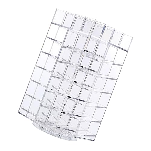 Healeved 64loch Multilayer Acryl Lippenstift Organizer Mit Fächern Drehbarer Transparenter Aufbewahrungsständer Für Kosmetik Und Lippenpflegeprodukte von Healeved