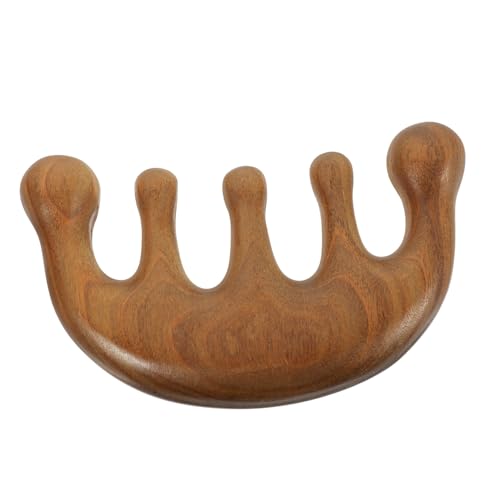 Healeved Sandalholz Kopfhautmassagekamm Breitzahn-massagekamm Für Kopfhautstimulation Natürliches Sandelholz Hautfreundlich Fördert Die Durchblutung Und Lindert Kopfschmerzen Für Männer Und von Healeved