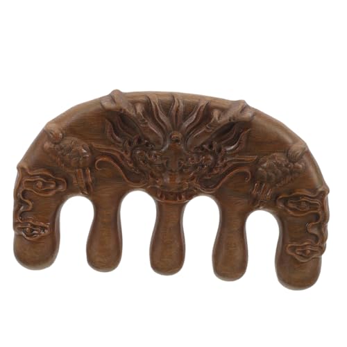 Healeved Sandelholzkamm Mit Breiten Zähnen Für Lockiges Haar Kopfhautmassage Aus Holz Entwirrer Für Männer Und Frauen von Healeved