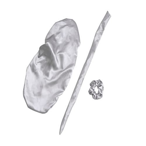Healeved 3stücke Teiliges Satin Bonnet Mit Breitem Elastischem Band Für Damen Schützende Schlafhaube Für Lange Zöpfe Und Für Nachtgebrauch von Healeved
