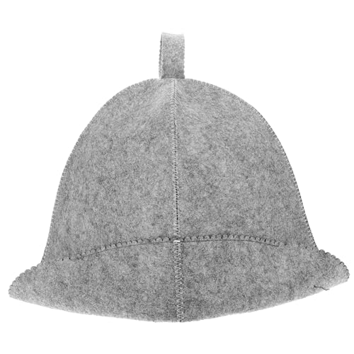 Healeved Felt Sauna Hut Für Damen Und Herren Dicke Atmungsaktive Badekappe Aus Filz Wasserabsorbierend Bequem Und Elastisch Für Sauna Und Dampfbad von Healeved