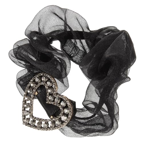 Healeved Shiny Rhinestone Haar Scrunchies Für Mädchen Elastische Haargummis Mit Herz-bow-design Haaraccessoires Für Alltag Fotografie Und Besondere Anlässe von Healeved