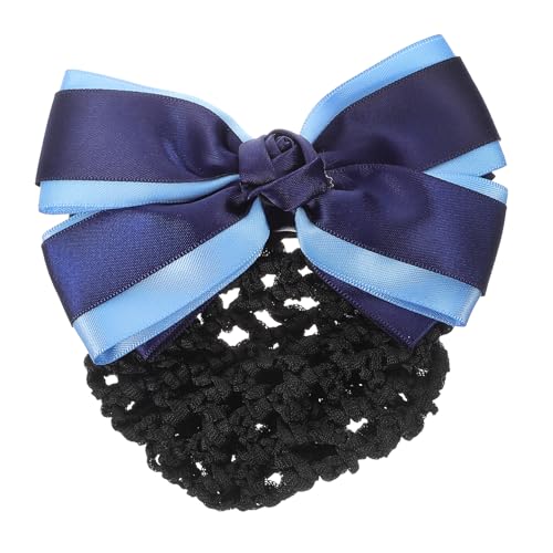 Healeved Schleifenkopf Blume Frau Dutt Haarschmuck Mädchen Netzabdeckung Clip Styling Farbe Haarspange Für Schleife Haarnadel Haarspangen Bowknot Pflege von Healeved