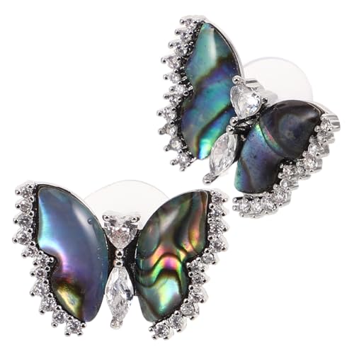 Healeved Schmetterling Ohrstecker mit und Perlmutt Französischer Retro Stil Leichte Vielseitige Damenohrringe für Büro Party und Besondere Anlässe Healeved Schmetterling Ohrstecker mit und Perlmutt Französischer Retro Stil Leichte Vielseitige Damenohrringe für Büro Party und Besondere Anlässe von Healeved