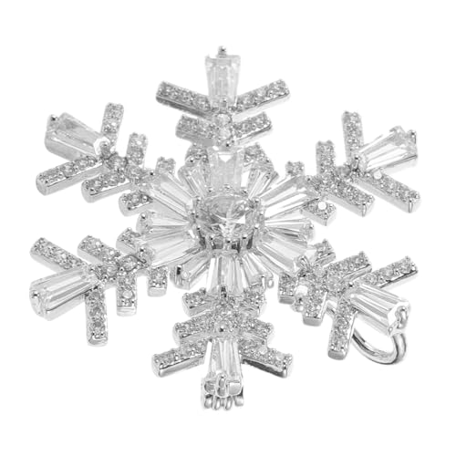 Healeved Schneeflocken brosche mit Funkelnden Strasssteinen Modische Unisex anstecknadel für Damen und Herren Vielseitiges Lapel accessoire für Kleider Hemden und Mäntel Leicht und Elegant Healeved Schneeflocken brosche mit Funkelnden Strasssteinen Modische Unisex anstecknadel für Damen und Herren Vielseitiges Lapel accessoire für Kleider Hemden und Mäntel Leicht und Elegant von Healeved