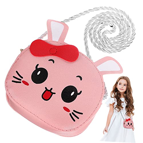 Healeved Schultertasche mit Hasenohren Süßer Cartoon Rabbit für Umhängetasche oder Geldbörse Ausflüge Einkäufe von Healeved