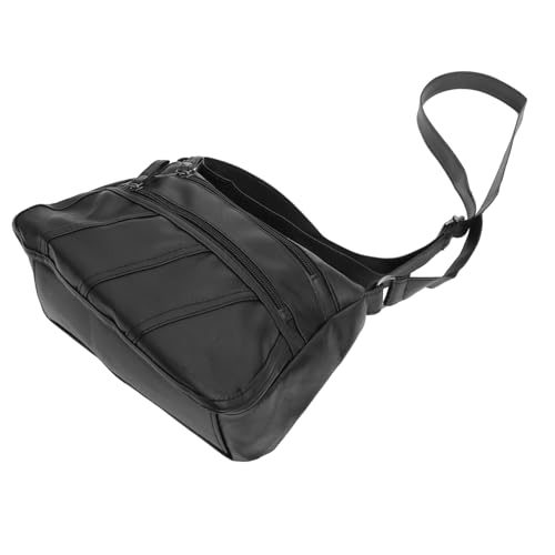 Healeved Schwarze Damen Crossbody Bag aus Synthetischem Leichte Umhängetasche mit Reißverschluss Praktische Schultertasche für Alltag und Freizeit Kompakte Robust und Stilvoll von Healeved