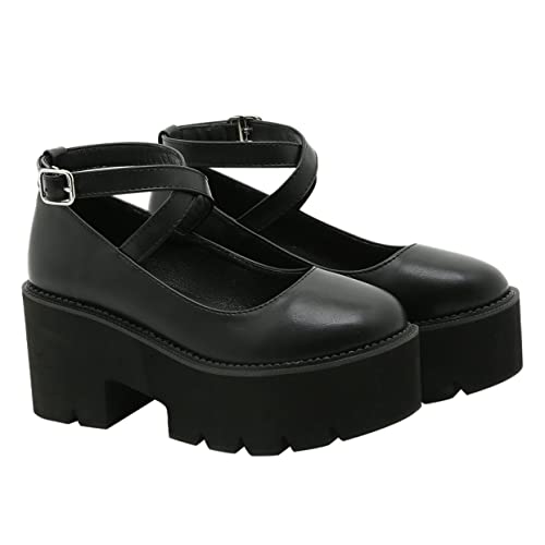 Healeved Schwarze Plateau Sandalen Damen Sommer Atmungsaktive Feuchtigkeitsabsorbierende Mikrofaser PU Oberfläche Modisch und Vielseitig für Alltag und Besondere Anlässe Geeignet von Healeved