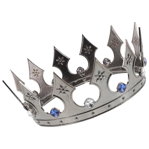 Healeved Königskrone Aus Metall Mit Acrylkristallverzierungen Tiaraband Für Prinzessinnenkostüme Karnevalskopfbedeckung Stilvolle Diademe Für Halloween-partys Und Fotoshootings von Healeved