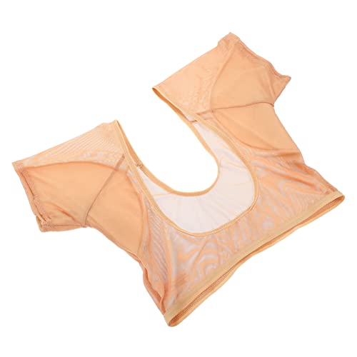 Healeved Achselschweißweste Für Damen Atmungsaktiv Schweißfest Mesh-löchern Waschbar Kurzärmlig Yoga Laufen Joggen von Healeved