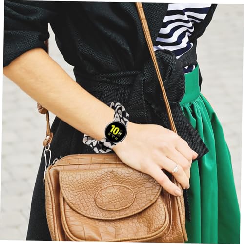 Healeved Uhrenarmband Scrunchie Kompatibel Für Smartwatch Armband Für Uhr Uhrenband Schnalle Passend Für Galaxy Watch Und Andere Uhren von Healeved