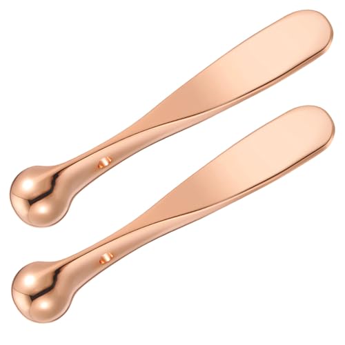 Healeved Sets Einzigartiges Design Augenstift-werkzeug Aus Zinklegierung Für Die Augenhautpflege Tragbarer Mini-löffel Und Massagestift von Healeved