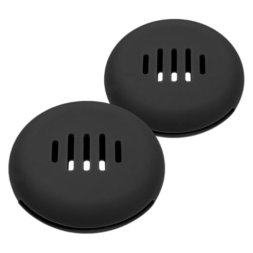 Healeved 2stücke Silikon Makeup Schwamm Aufbewahrungsetui Teilig Tragbarer Organizer Für Beauty-schwämme Schlagfestes Design Schwarz Für Reisen Und Kosmetikpflege von Healeved