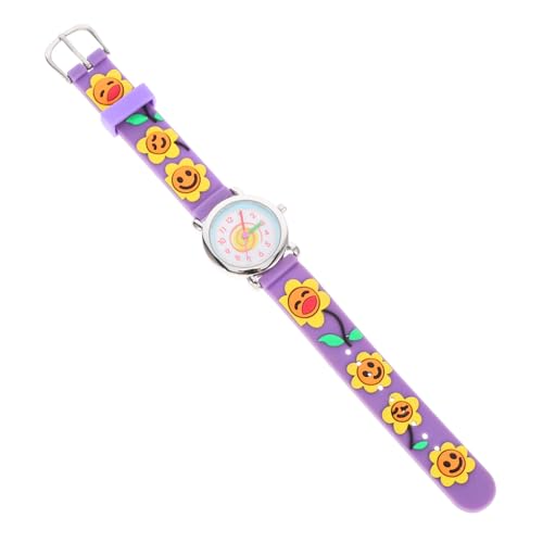 Healeved Sonnenblumen Kinderuhr mit Wasserdichtem Design Cartoon Armbanduhr für Jungen Geburtstagsgeschenk Stylisch Langlebig für Täglichen Gebrauch von Healeved