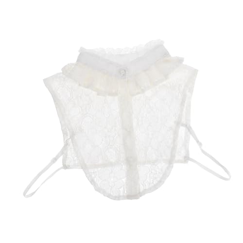 Healeved Spitzenhemd Dicky Kragen Für Damen Spitzen Button Down Blusen Für Damen Abnehmbarer Krageneinsatz Falscher Kragen Damenhemden Damen Kunstkragen Mädchenhemden Falscher Kragen Damen von Healeved