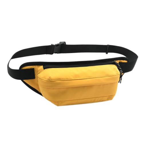 Healeved Sportliche Gelbe Einzelschulter umhängetasche Verstellbar rutschfest und Strapazierfähig Leichte Running Riding Waist Bag für Damen und Herren Modische Bauchtasche für von Healeved