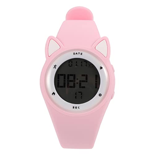 Healeved Sportliche Kinderuhr mit Vibrationsalarm Cartoon Design Armbanduhr für Jungen für Schule Freizeit Elektronische Lernuhr von Healeved