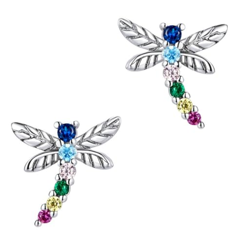 Healeved Sterlingsilber Libellen Ohrstecker Damen Ohrhänger mit Zirkonia Modisches Schmuck accessoire für Hochzeit Party Geburtstag und Alltag Leicht und Farbenfroh Healeved Sterlingsilber Libellen Ohrstecker Damen Ohrhänger mit Zirkonia Modisches Schmuck accessoire für Hochzeit Party Geburtstag und Alltag Leicht und Farbenfroh von Healeved