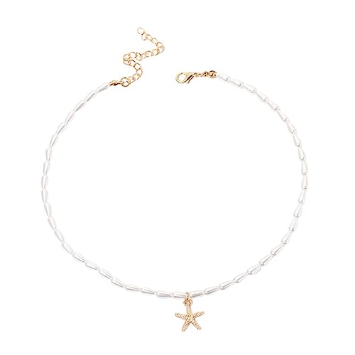 Healeved Sternperlenhalskette für Damen Handgemachte Teilige Schmuckkette mit Exquisiter Verarbeitung für Besondere Anlässe Wie Hochzeiten Geburtstage und Valentinstag von Healeved