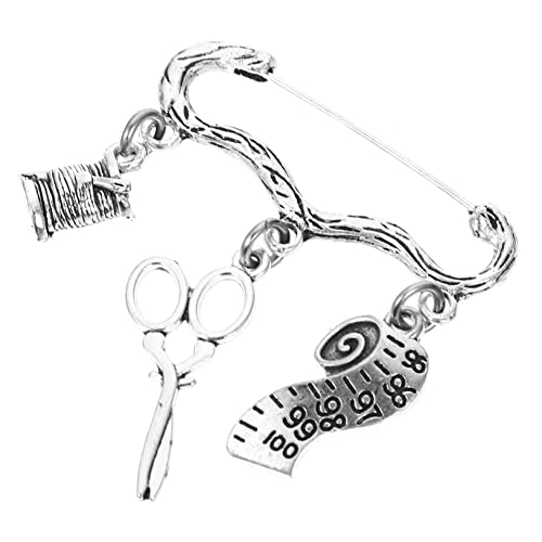 Healeved Edelstahl Brosche Für Damen Vintage Brustnadel Kreative Kleidung Dekoration Langlebig Als Selbstgemacht Zubehör Für Kleidung Rucksack Und Pullover von Healeved