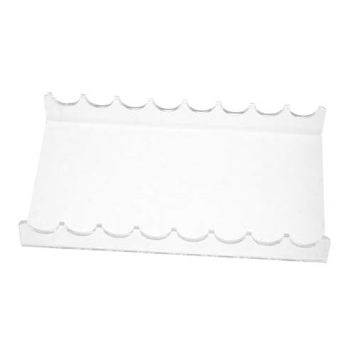 Healeved Transparentes Acryl Pen Stand Für Makeup-pinsel Eyeliner Und Bürobedarf Verstellbarer Stabiler Stifthalter Für Kunst Einzelhandelsausstellungen von Healeved