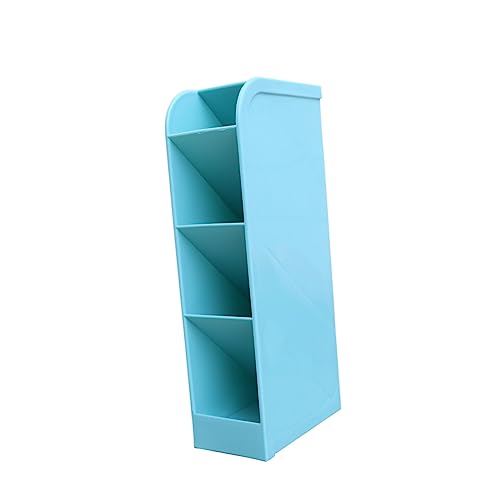 Healeved Stifthalter Klein Blau Büro-schreibtisch-aufbewahrungsbox Make-up-pinsel-organizer Schreibwaren-fassregal Kosmetik-aufbewahrungsbehälter Hochwertiges Material Langlebig Und von Healeved