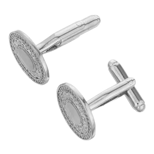 Healeved Stilvolle Herren Manschettenknöpfe aus Kupfer mit Funkelnden Strasssteinen Modische Runde Schmuckstücke für Hochzeitsanzüge Businesshemden und Formelle Anlässe Pflegeleicht und von Healeved