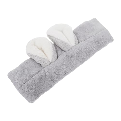 Healeved Haarband mit Hasenohren Elastisches Fleece Haarband für Damen Make Up Wasch Gesicht Dekoratives Stirnband für Kosmetik Breites Hautfreundliches Kopfband von Healeved