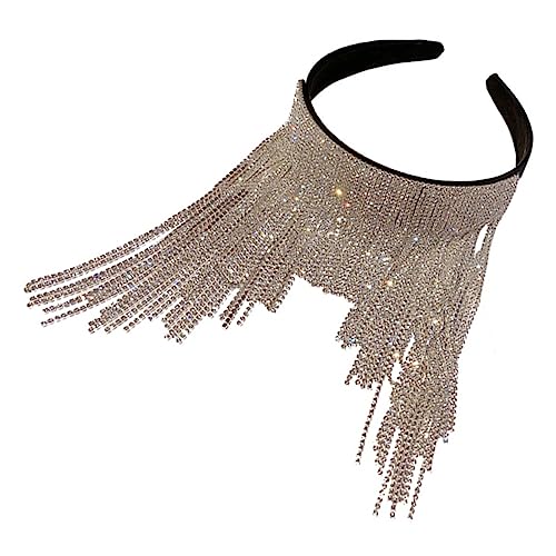Healeved Chic Wasserstein Haarband Mit Langen Quasten Stilvolles Damen-haaraccessoire Für Jeden Anlass Für Frisuren Und Outfits von Healeved