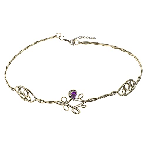 Healeved Stirnband Für Damen Strass-brautkopfschmuck Metall-stirnband Für Hochzeit Abschlussball Geburtstag Party von Healeved