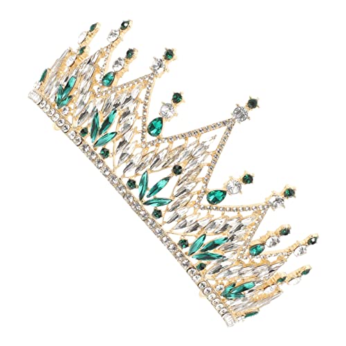 Healeved Strass Barocke Tiara für Frauen Eleganter Kopfschmuck für Hochzeiten Bälle Geburtstagsfeiern und Besondere Anlässe als von Healeved