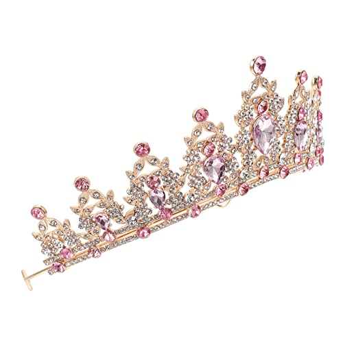 Healeved Krone Für Mädchen Und Frauen Mit Strasssteinen Hochzeitstiara Als Brautschmuck Tiaradiadem Für Party Elegant Und Schick von Healeved