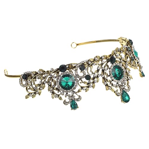 Healeved Barocke Vintage Krone Für Damen Elegante Hochzeitskrone Mit Strass Haarschmuck Für Bräute Und Brautjungfern Für Hochzeiten Und Besondere Anlässe von Healeved
