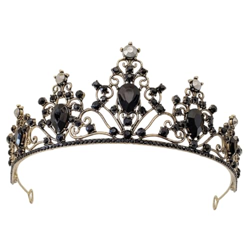 Healeved Strasskrone Hochzeit Tiara Stirnband mit Glitzersteinen für Haarschmuck für Hochzeiten Partys und Besondere Anlässe Atemberaubendes von Healeved