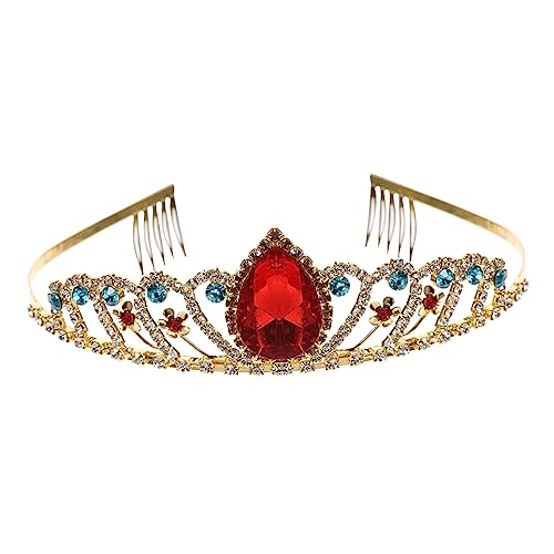 Healeved Krone Mit Wasserdiamanten Für Mädchen Glitzernde Weihnachtsdekoration Für Mädchen Für Partys Und Feiern Strahlendes Design Mit Hochwertigem Material von Healeved
