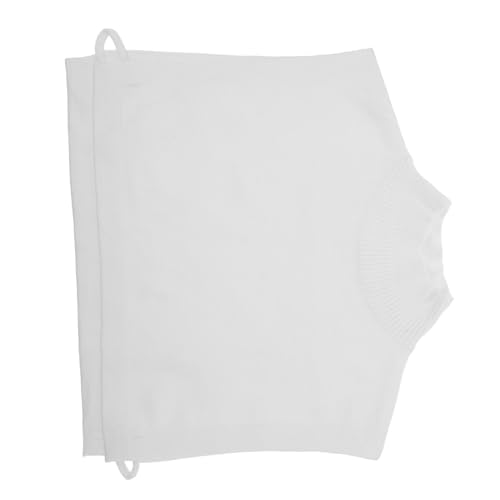 Healeved Stück Pullover gefälschter Kragen Rollkragen Fake falscher Hemdkragen Falscher Kragen für abnehmbare Kragen abnehmbarer gefälschter Kragen falsches Garn Weiß von Healeved